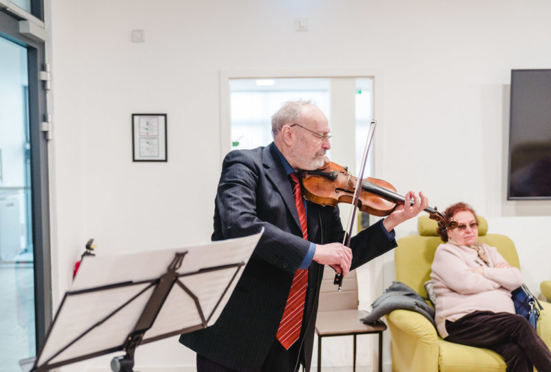 Im Pflegedienst in Burtscheid gibt es Musik